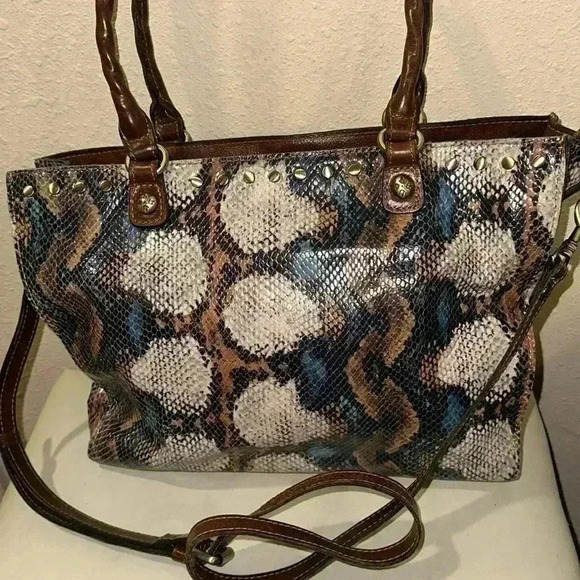 Patricia Nash Zancona tote multi Python - Picture 2 of 11